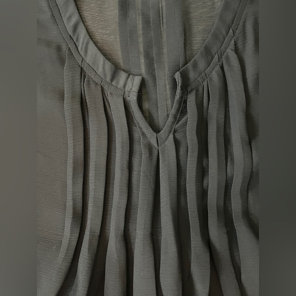 Staring at Stars black sheer lace dress large Boho whimsigoth Gothic festival - Picture 3 of 8